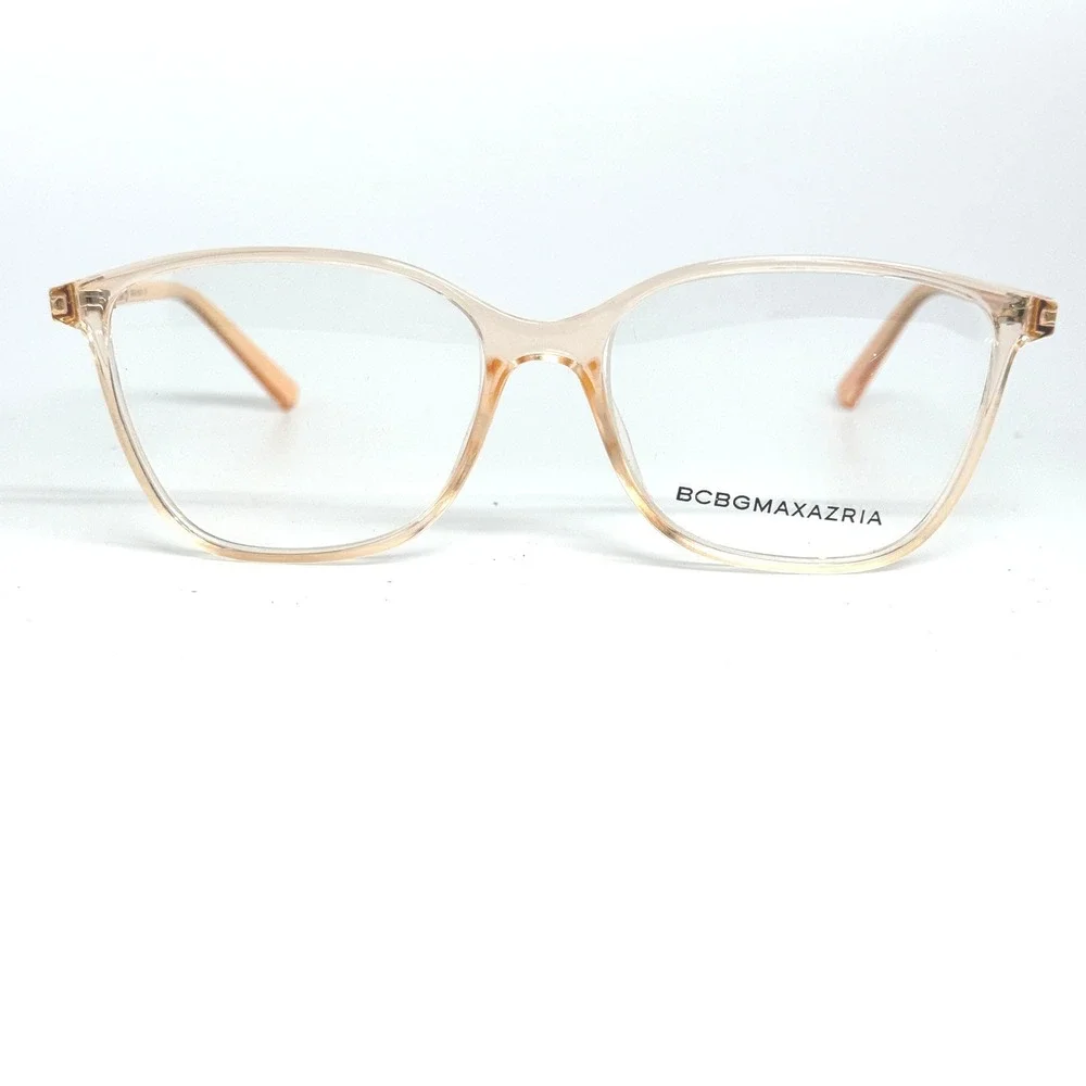 BCBGMAXAZRIA Farrah Ni Idfe‎ Eyeglasses Frames Peach Cat Eye L135mm 21379